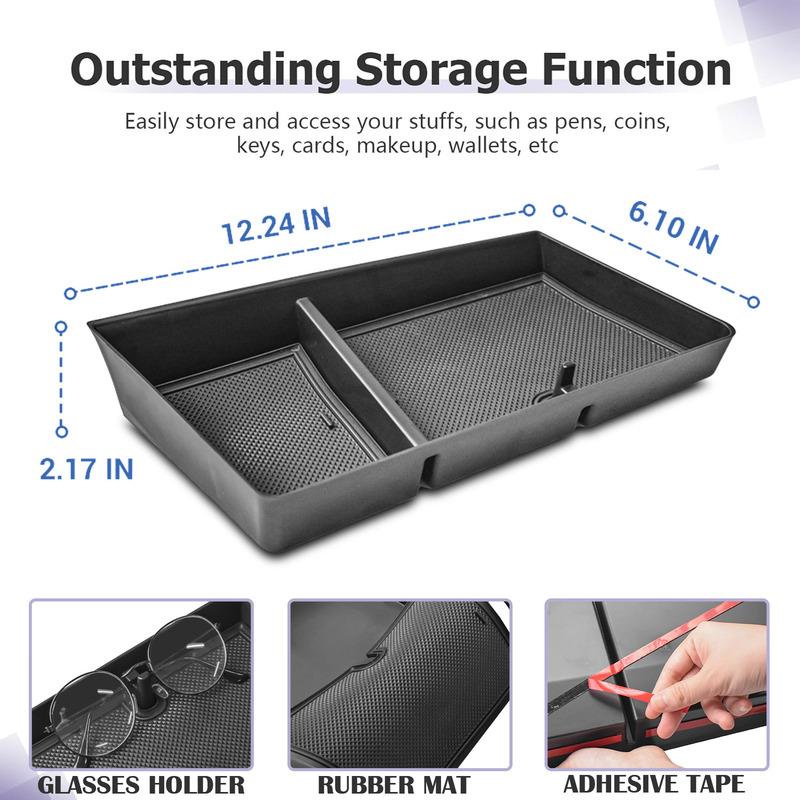 Center Console Dashboard Tray Organizer For 2024 2025 Chevy Chevrolet Trax Dash Board Storage Box Interior Car Tray Accessories