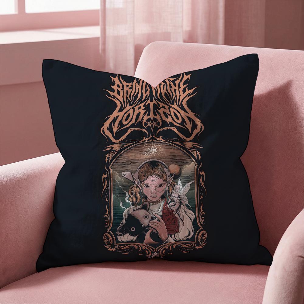 Bring Me The Horizon Cushion Cover Multi-Scene Pillow Cover for Home & Car - Reversible, Soft & Durable for Daily Use