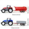 Novelty Children Pull Back Car Toys Grain Loader Harvesters Farm Tractor Pull Back Car for Play Toys Lawn Games Best Gif