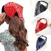 Floral Print Hair Scarf Bohemia Bandana Elastic Hair Band Triangle Scarf Kerchief Women Girl Hair Accessories Headscarf