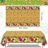 4 Pcs Hawaiian Luau Tablecloths Hawaiian Luau Table Cover Tropical Palm Leaves Tablecloth 86 x 51 in Palm Leaves Table Cloth Baby Birthday Party