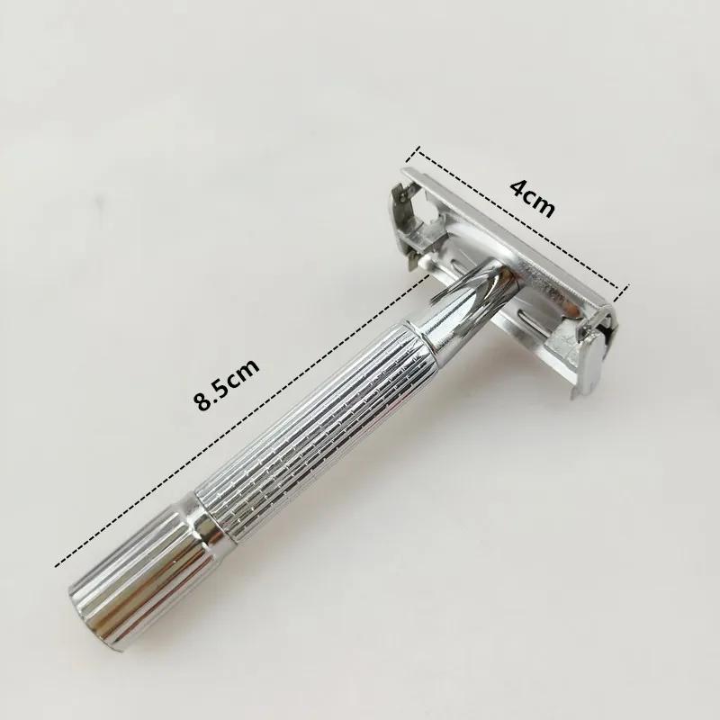 Barber Razors Men Manual Razor Shaving Safety Razor With Box Handle Razor Shaving Tools Shavers Tool Men's Facial Razors