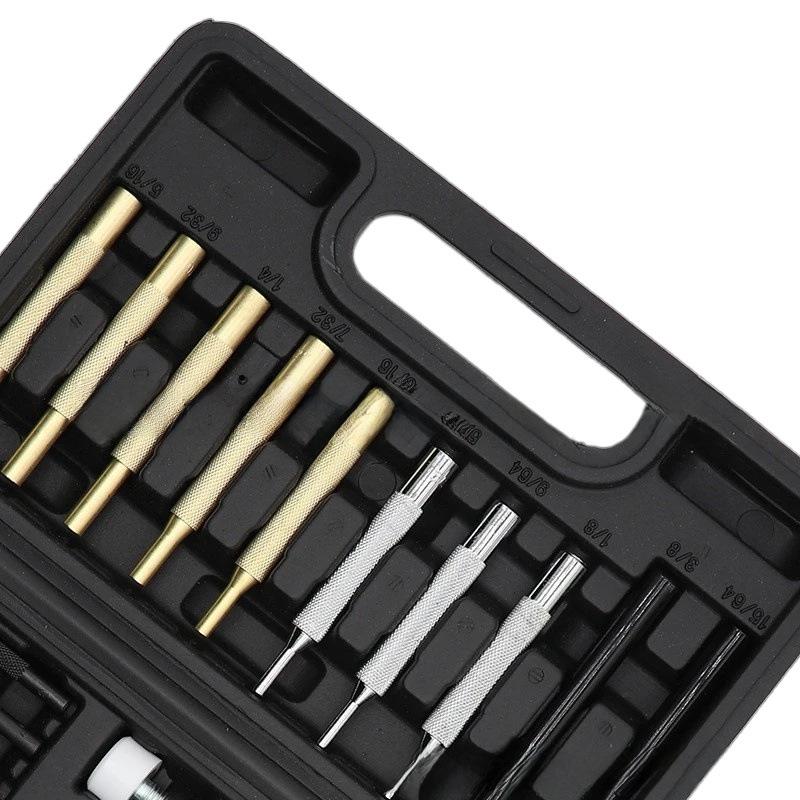 21-Piece Mechanical Punch & Chisel Set for Installation and Hole Punching