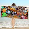 The Amazing Funny W-world Of Gumball Microfiber Blanket Quick Drying Beach Oversized Printing Super Absorbent Pool Towel Blanket