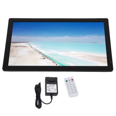 Digitaler Bilderrahmen 32 Zoll 1920x1080P HD 178 Grad Ultraweiter Blickwinkel IPS-Bildschirm Kalenderuhr Stereo