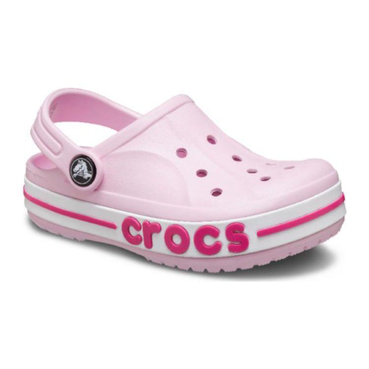 Crocs Bayaband Comfortable Versatile Non-Slip Breathable Childrens Sandals Kids Sandals Pink 207019-6TG