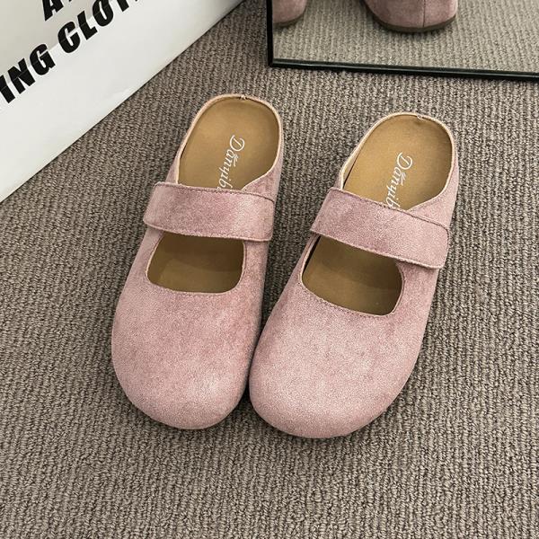 Fashion Slippers Women Summer Female Shoes Cover Toe Loafers Slides 2025 Soft Casual Leisure Slippers Women Summer Cover Toe Female Shoe