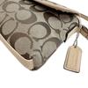 Coach 6348 Accessory Pouch One Shoulder Bag Signature Canvas Handbag Brown Canvas Used