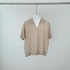 Luxury Brand Women's Clothing Fashion Ladies Knitted Pullover Linen Silk Polo Shirts Sweaters For Woman