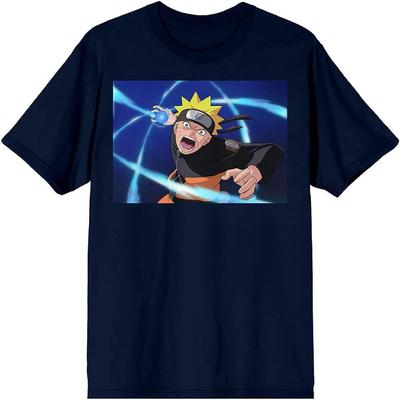 The Naruto Rasengan Navy Men's T-Shirt
