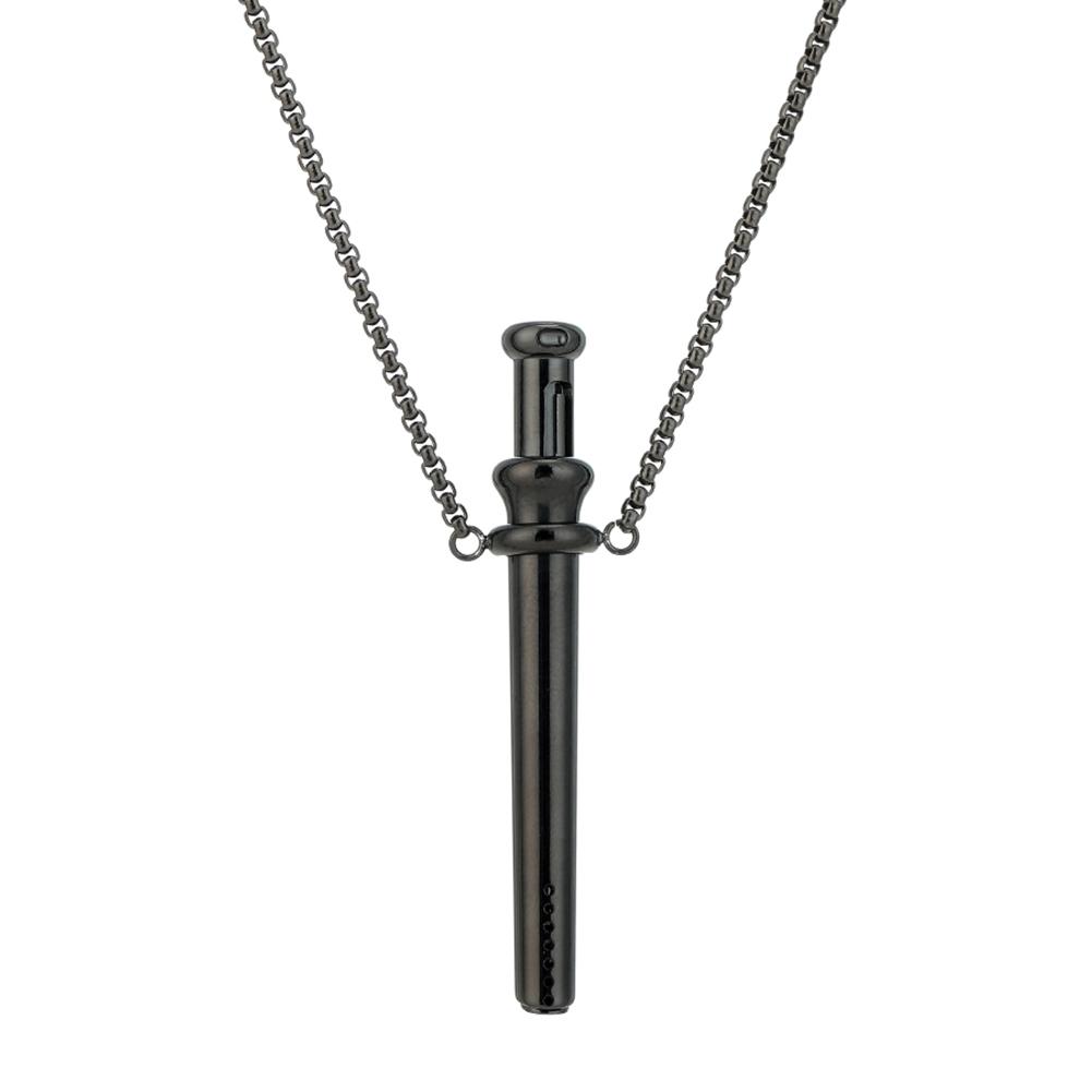 Breathing Resistance Whistle Necklace Anxiety Breathing Necklace Mindful Breathing Necklace for Anxiety & Stress Relief