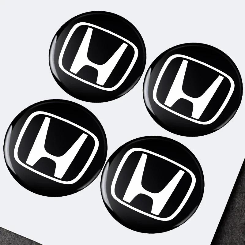 For Honda Car Goods 14MM Remote Car Key Stickers Emblem Accessories For Honda Civic Accord Crider City CRV HRV Inspire Fit Odyss