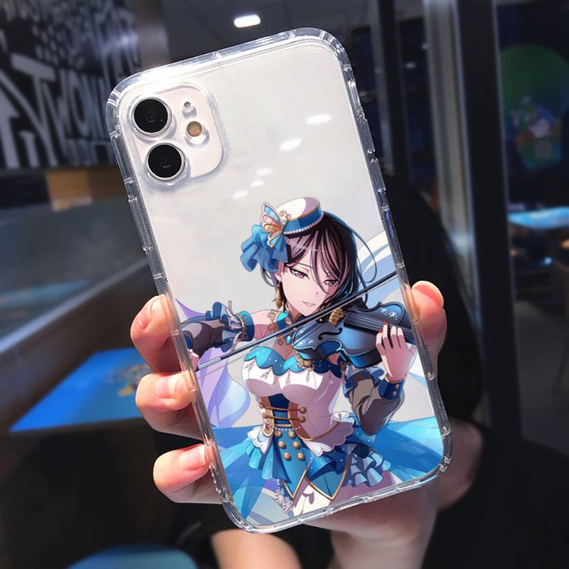 

Чехол для телефона Yashio Rui BanG Dream для iPhone 13 12 11 8 7 plus mini x xs xr pro max, прозрачный мягкий iphone 11
