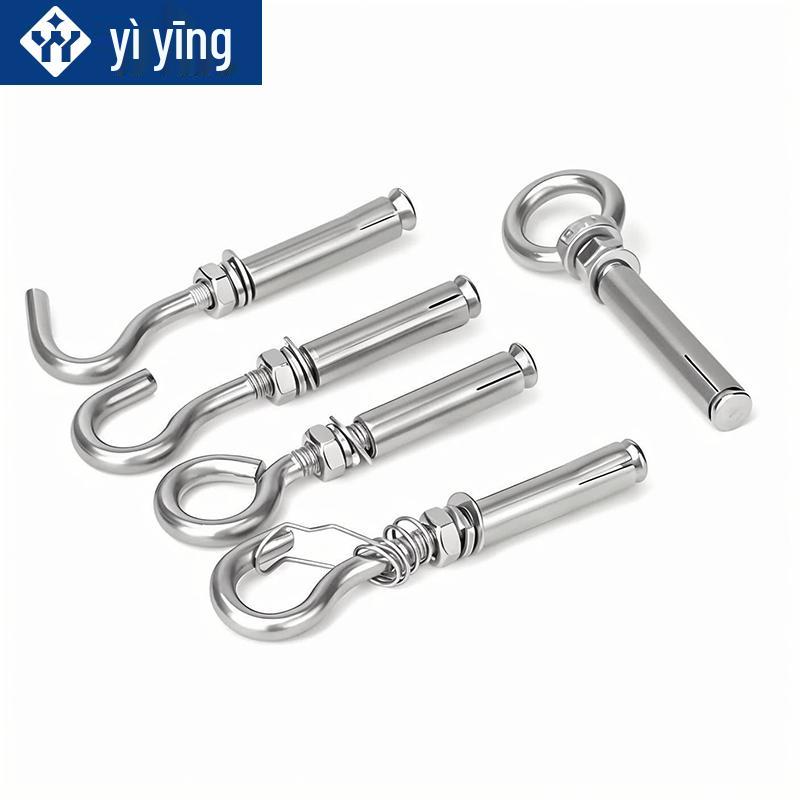 304 Stainless Steel Hook Eye Bolt Expansion Screw M6/M8/M10/M12