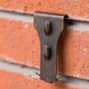 4pcs Sliding Design Brick Hanger Clip Metal Construction Brick Wall Hanger  Outdoor Use