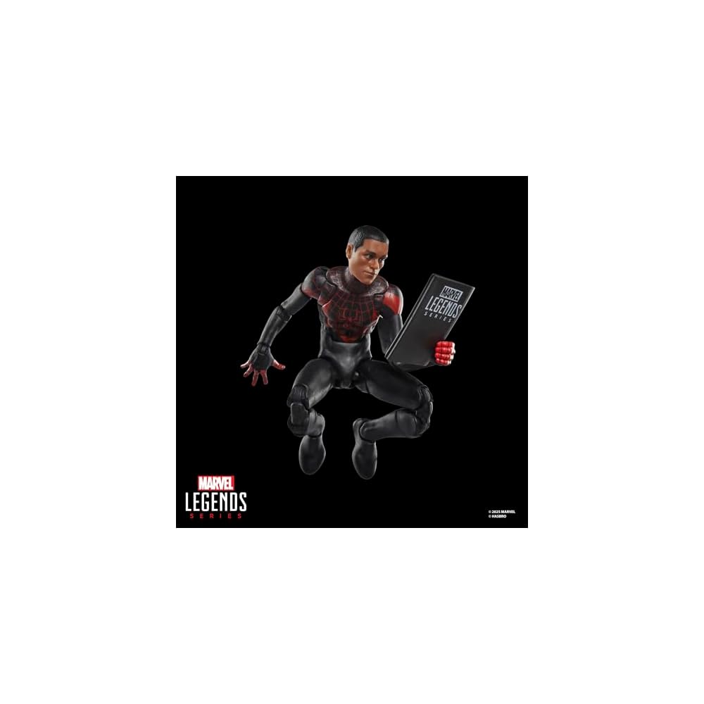 Hasbro Marvel Legends Ultimate Miles Morales Action Figure 15 Cm with Comic Accessories