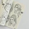 1Pcs Anime Illustration Tutorial Book Manga Drawing Tutorial Pocket Book For Beginner Hairstyle Material Copying Practice Book