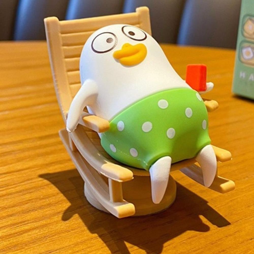 Funny Little Liu Duck Car Decoration Statue Car Bobblehead Figure  Center Console