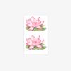 Premium Sense Small Fresh Simple Retro Lotus Lotus Arm Tattoo Sticker