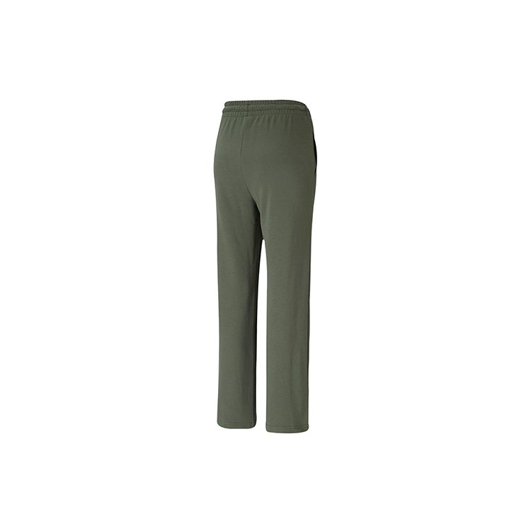 Puma Classics Drawstring Casual Straight Leg Knit Pants Women pants Dark-Green 599223-64