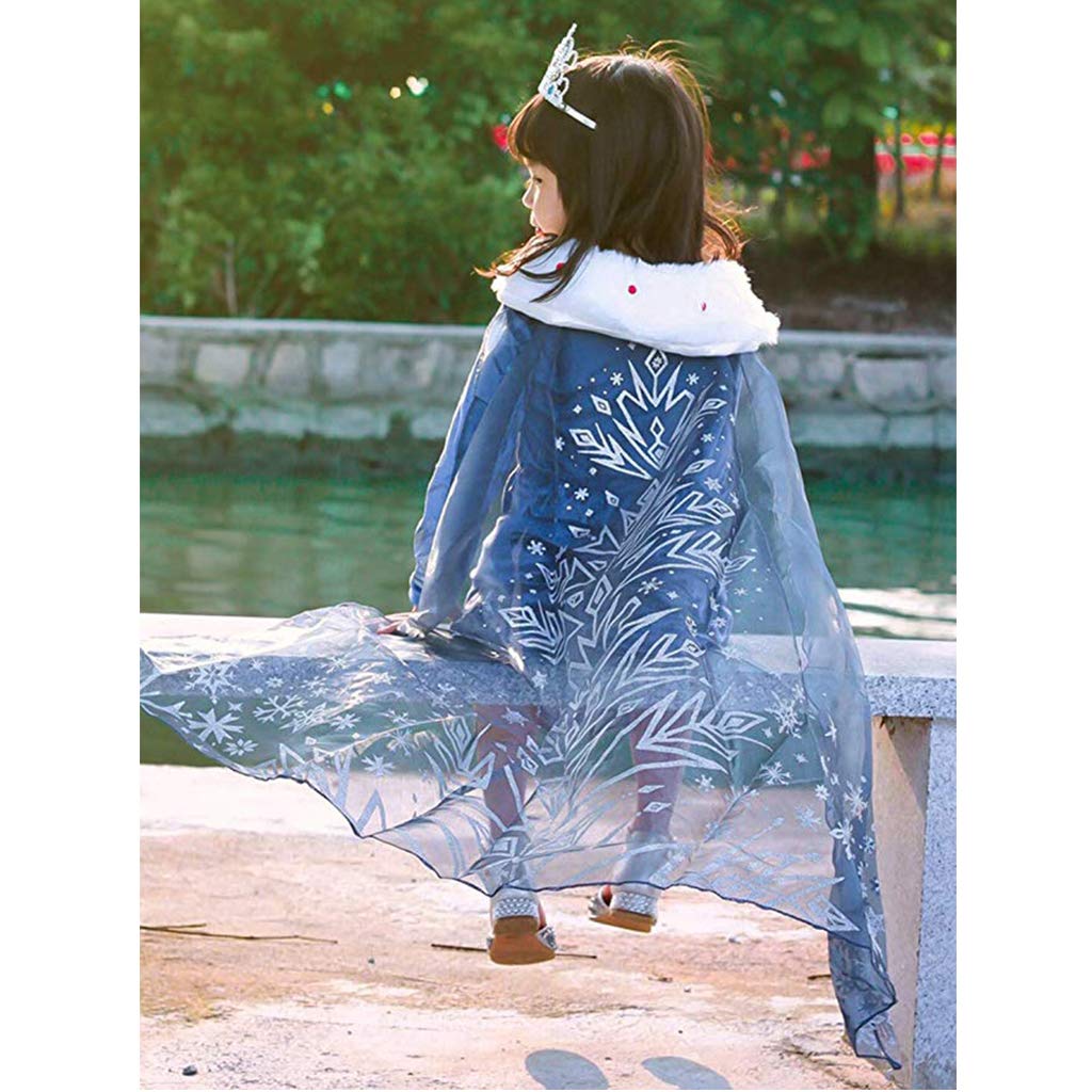 Princess Dress Elsa Luxury Frozen Elsa Disney Gift Snow Queen [Formemory] Kids' Costume, Dress, Set, Dress, Girls' Princess-Style Dress, Kids'
