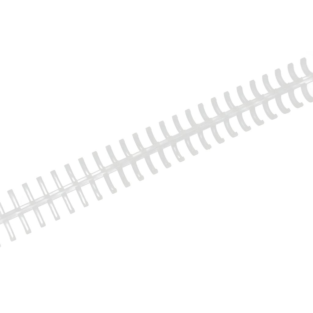 10 Pcs Loose Leaf Binding Spine 30 Hole Cuttable Wear Resistant PP Plastic 10mm Binding Comb for Student