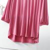 Women's V-Neck Plus Size Loose-Fit Modal T-Shirt - Nine-Sleeve Casual Summer Top