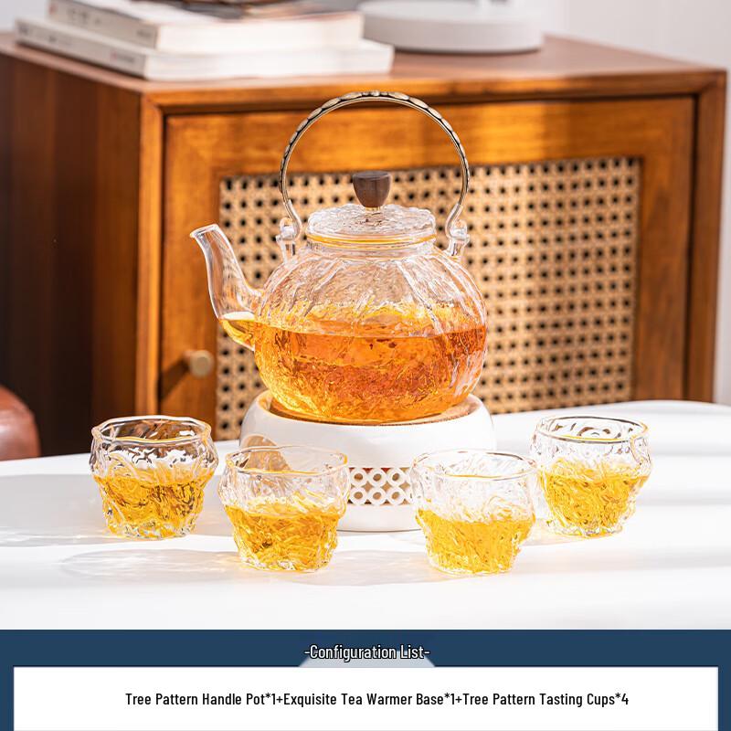 Fangyan Glass Tea Kettle Set