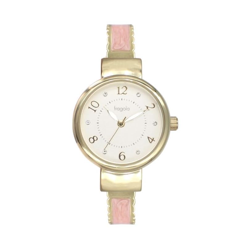 

[Follow] watch follow fragola Marble Epo Bangle Watch N03023S-3 PK ladies pink