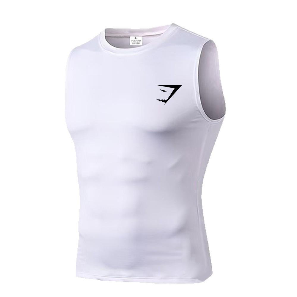 GYMSHARK Compression Vest: Breathable, Quick-Dry, Tight-Fit, Ideal for Running & Basketball Medium