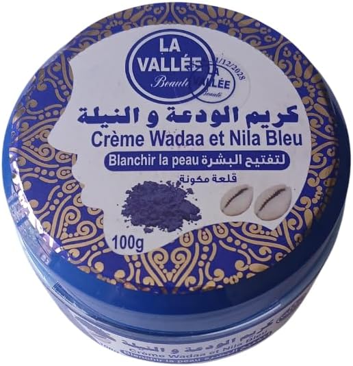Blue Nila - Brightening and Nourishing Cream with Nila Powder | Face and Body Moisturizer | 100% Natural from Morocco