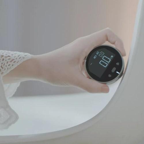 Rechargeable Digital Tape Measure, Small, Smart, Long-Range Rolling Measuring Tool with 1.8-inch VA LCD Display