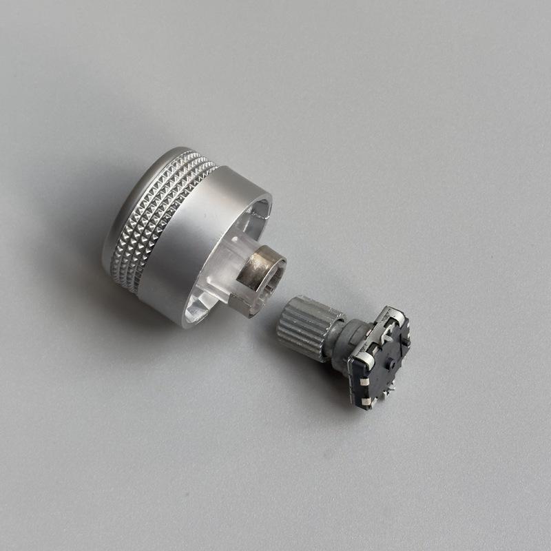 

Car Volume Knob Shaft and Cover for For A6 For C7 2012-2018 Compatible with OEM 4G0919070 for Multimedia Control Upgrade