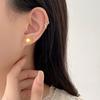 Sweet Flowers Pearl Earrings for Women Light Luxury High-end Girl-Sense Earrings