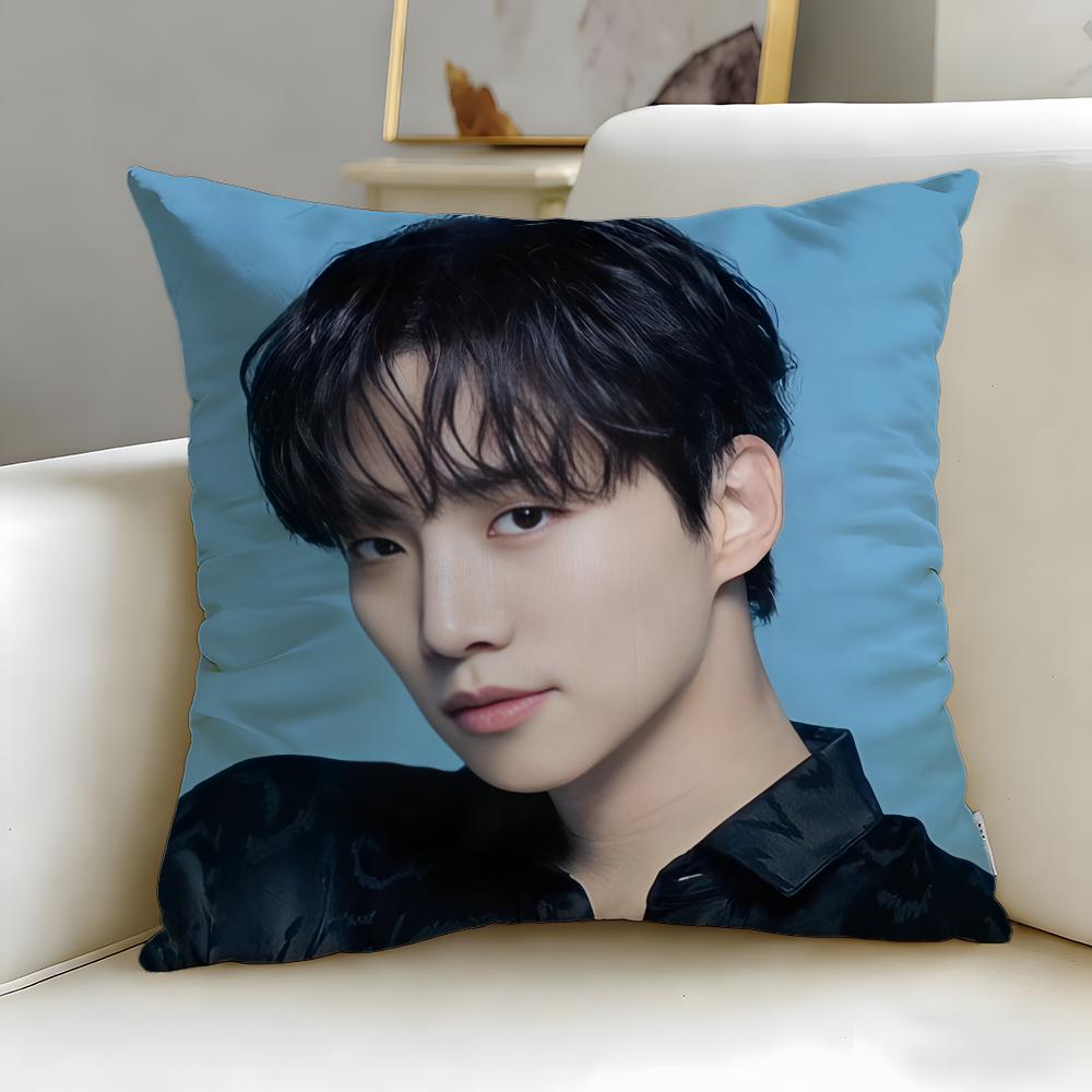 popular actor Lee Junho Cushion Cover Soft  EasyWash Pillow Case  Versatile for Couch Bed Travel and Office
