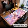 Custom Name Extended Mouse Pad,Sailor Moon Gaming Desk Mat For Home Office Desktop Decor