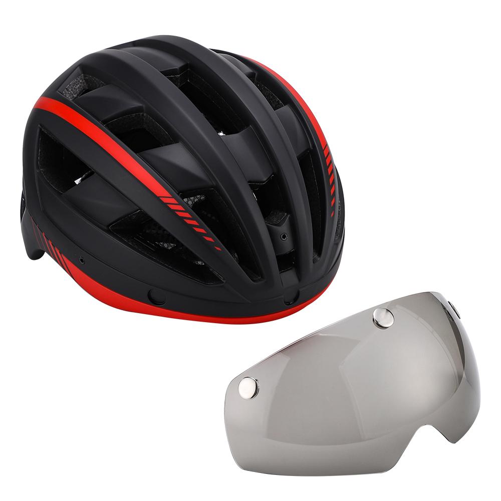 2023 Factory Hot Sale High Quality Helmet for Bike Cycling Helmet Road Bike Helmet With Visor Goggles