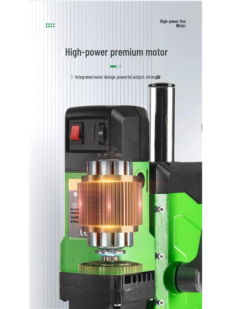 220V Industrial-Grade Mini High-Power Precision Bench Drill for Household and Multi-Functional Use