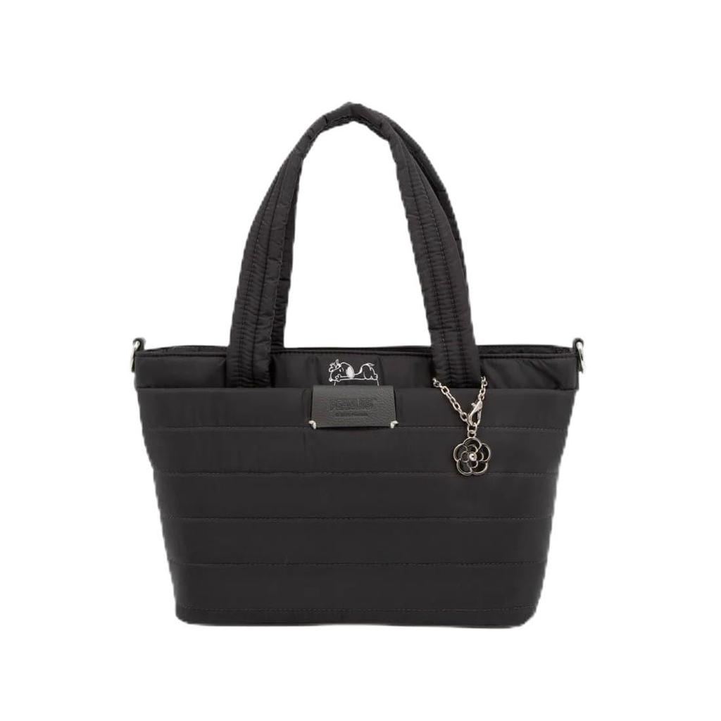 CLATHAS X PEANUTS Tote Black Women's Bag,