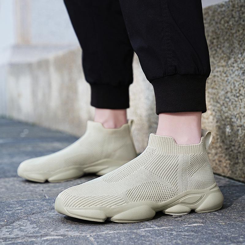 2026 Men's Ultra-light Fly-knit Breathable Mesh Casual Sock Shoes with Soft Sole