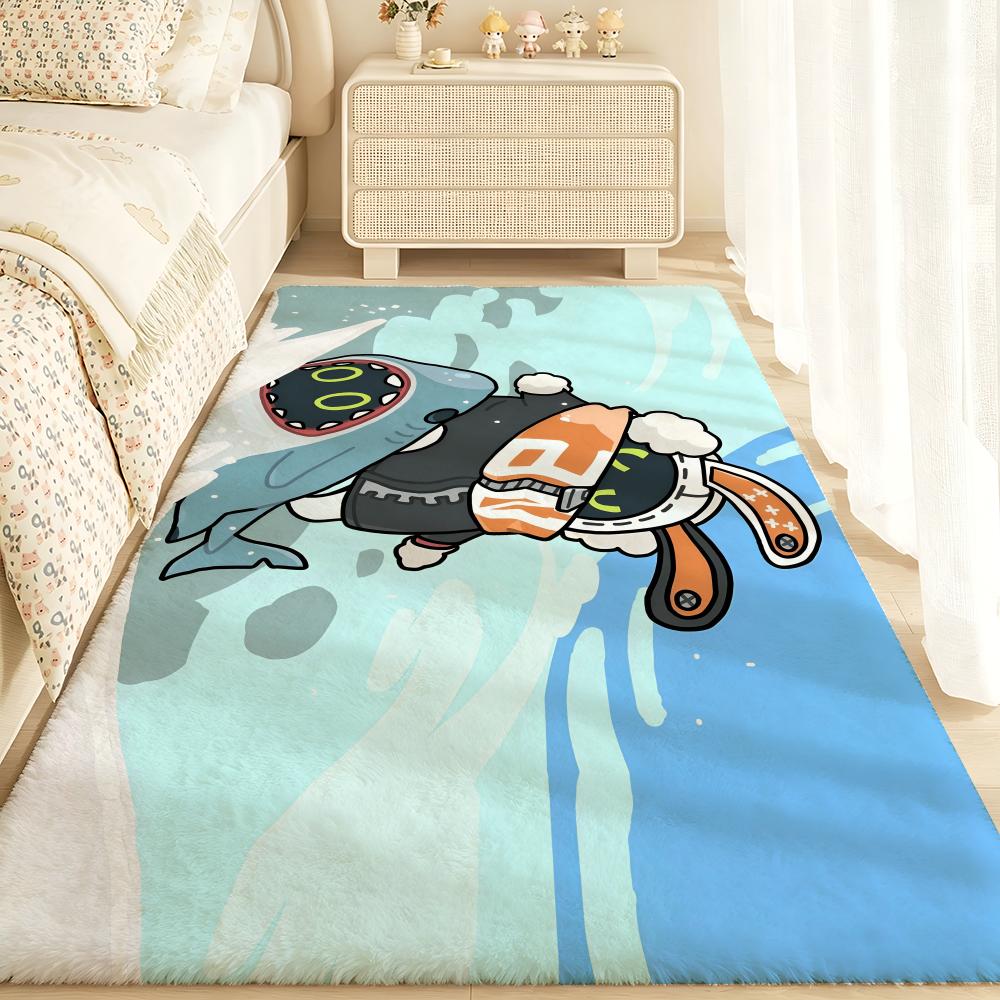 Character B-Bumbumz Floor Mat Soft Cartoon Flannel Non-Slip Kids Play Mat & Entrance Door Mat for Bathroom Bedroom
