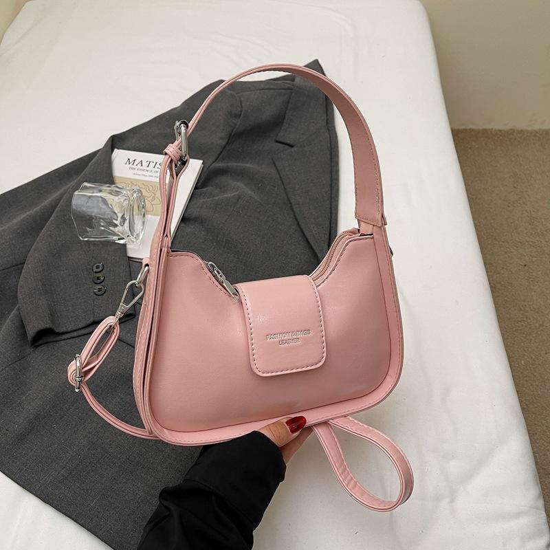 2025 New Fashion Single Shoulder Women's Bag, High-end Sense Versatile Casual Underarm Bag, Foreign Style Simple Temperament Women's Bag Wholesale