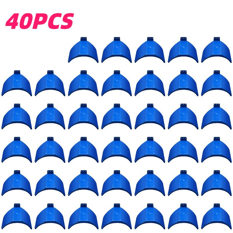 

40pcs Reusable Plastic Pigeon Perches Non-slip Thermoplastic Polyurethane Birdcage Additions for Pigeons Parrots and Other Birds