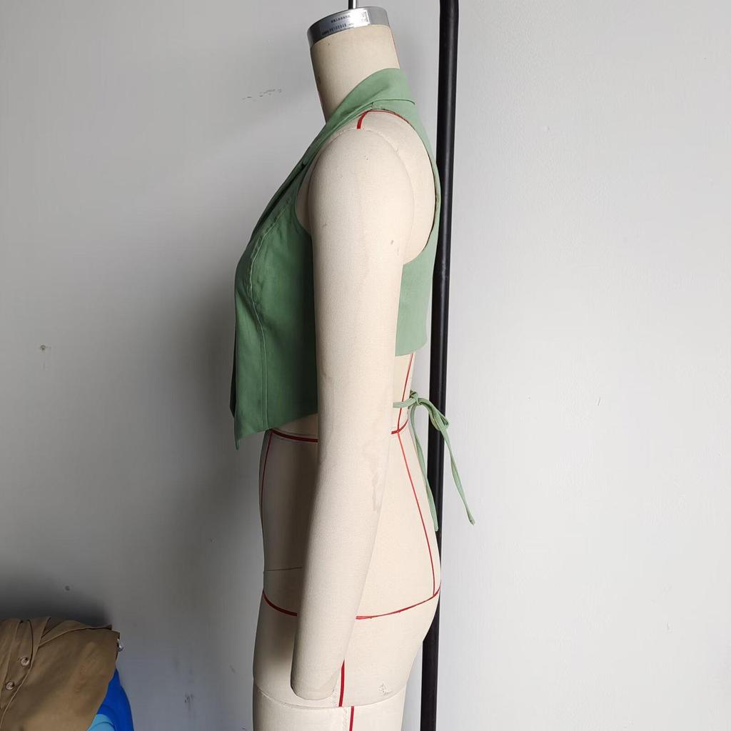 2024 Summer Women's Slimming Lace-Up Sleeveless Vest