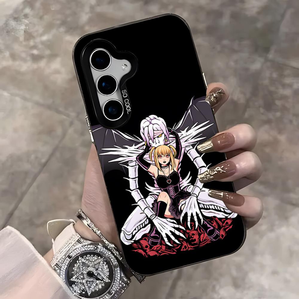 

Misa Death Note Phone Case For Samsung S25 Ultra S23 S22 S21 S20 Ultra Plus S24 Fe A54 A55 Color Silver Cover Samsung S22 Plus