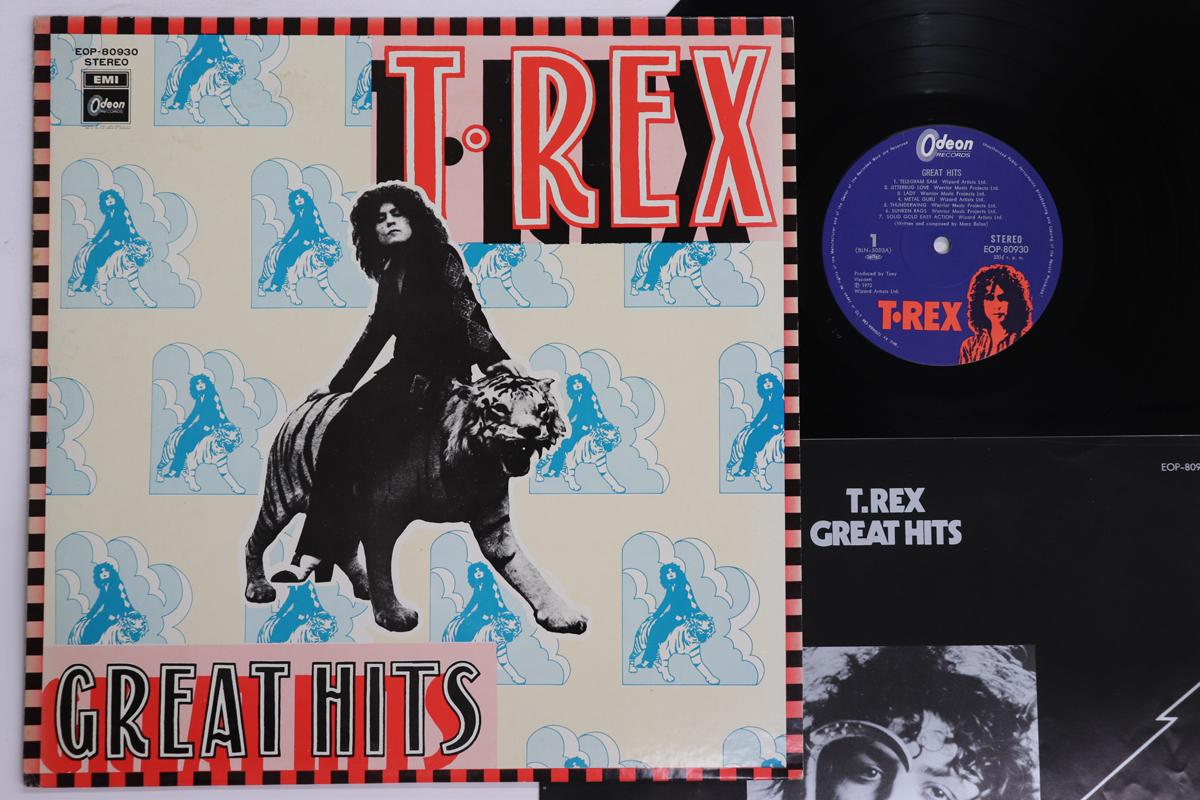 LP Record T.REX  Great Hits EOP80930 ODEON 1972 Japan Rock Used