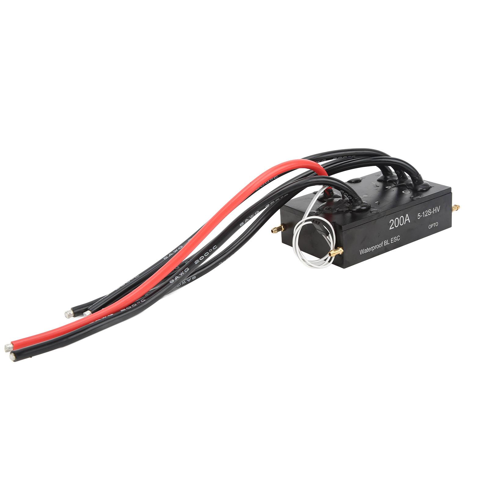 200A ESC Электронный регулятор скорости Высокомощный Водонепроницаемый для ROV Судно Подводный движитель
