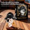Pirate Skull MOC Blocks Skeleton Model Creative Building Toys for Boys Kids Adult Gifts 1100+Pcs DIY Bricks Sets Room Ornament