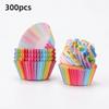 Rainbow Color Colorful Cupcake Liners Greaseproof Nonstick Cake Molds  Cake Baking