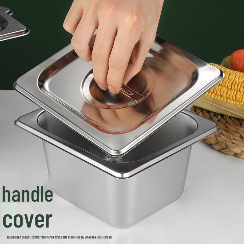 Homeglen 201 SS Rechteckige Speisenbehälter mit Deckel